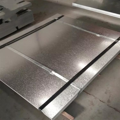 Γαλβανισμένο πούλια πιάτο EN10142 10006000MM Z40-Z200g/M2 φύλλων χάλυβα