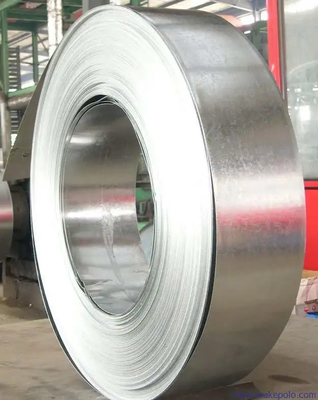 Πλάτος 6001500mm γαλβανισμένη χάλυβα λουρίδα μετάλλων λουρίδων DX51D Q235 κατ' ευθείαν γαλβανισμένη