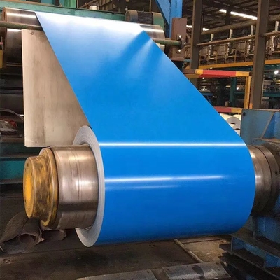 Color Coated PPGI Galvanized / Galvalume Steel Coil 3005 6005 8017 9003