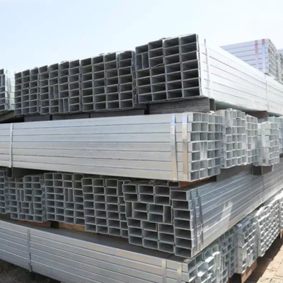 ASTM ISO9001 Q195 A500 A53 Ορθογώνιο 30 - 60 g αλουμίνιο γαλβανισμένο για σωλήνα υγρού