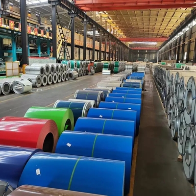 γαλβανισμένη ταυτότητα 508/610mm σπειρών φύλλων υλικού κατασκευής σκεπής 6001250mm PPGI