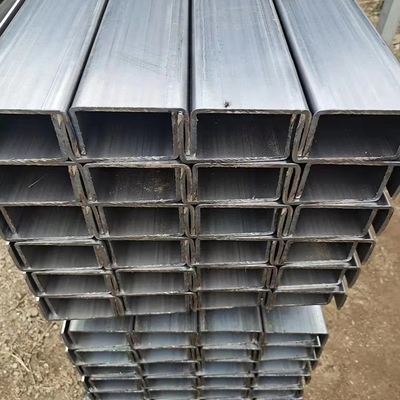 Α53 Q195 Q235 Ζυγισμένο κανάλι AISI ASTM Χάλυβα Προφίλ Κτίριο Φρέμα υψηλής έντασης