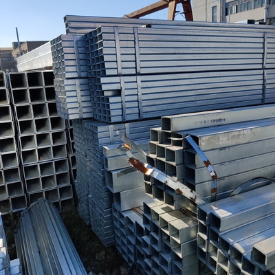 Ζυγγαρισμένο Q215b Q235b Ζυγισμένο ατσάλινο σωλήνα τετραγωνικό ορθογώνιο 2,5 ίντσες 3 ίντσες